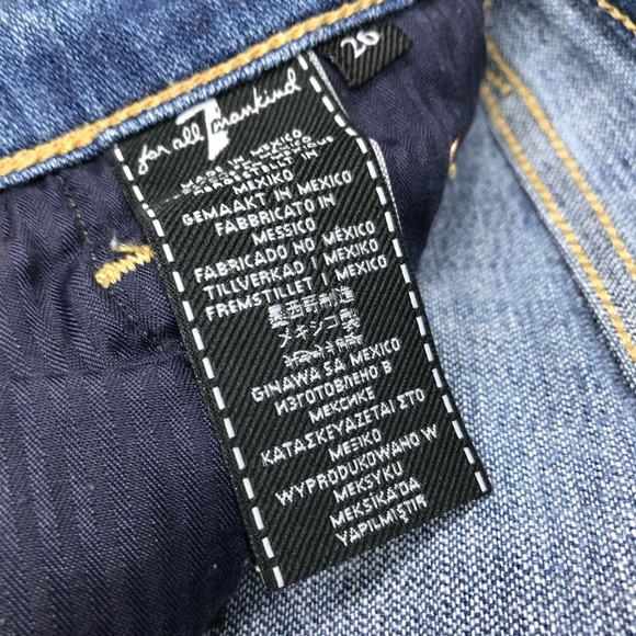 7 For All Mankind Boyfriend Jeans (Josefina) - 26 Like New - Picture 4 of 6